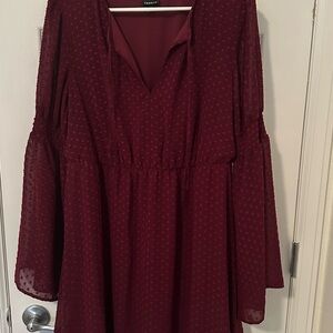 Torrid Burgundy Women's Dress